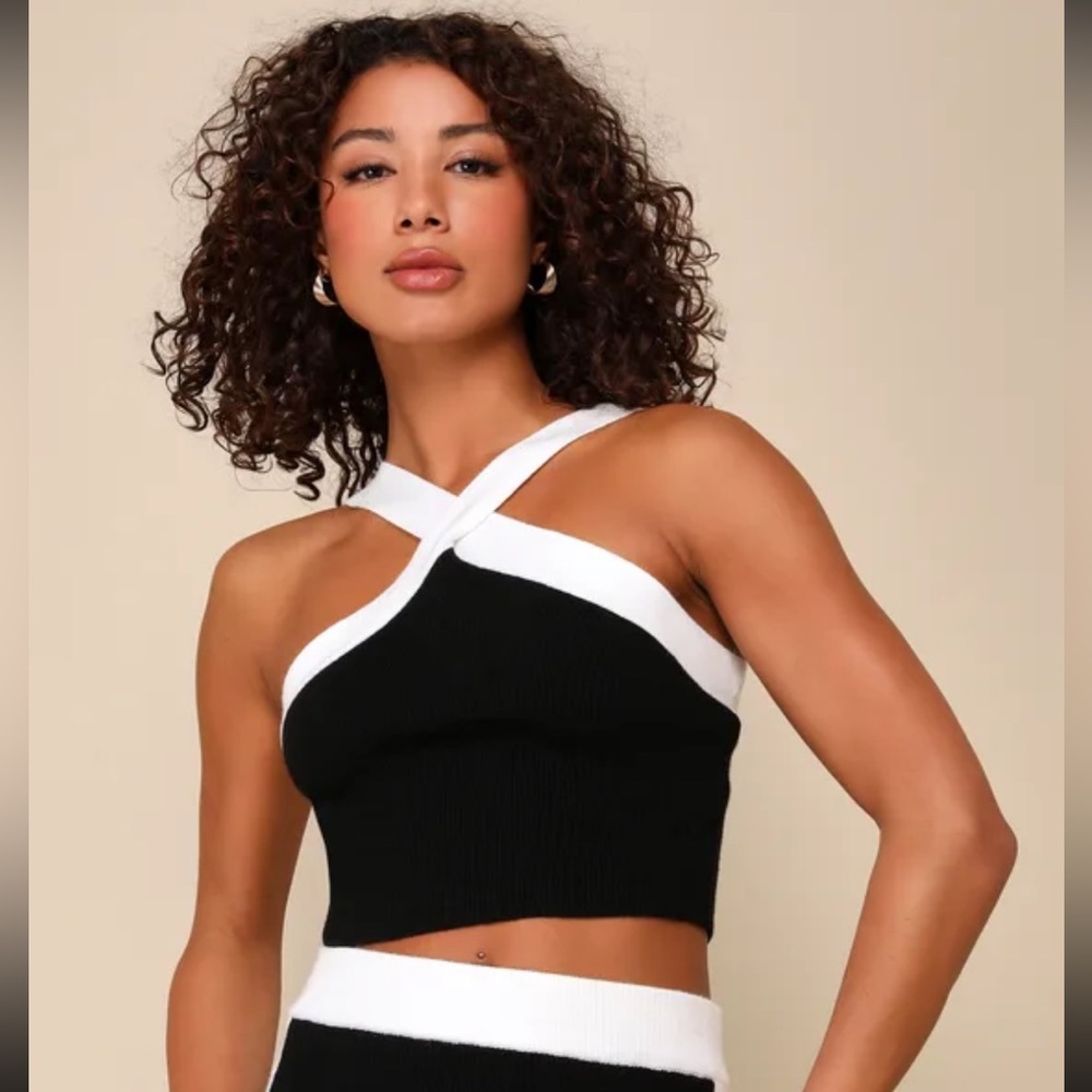 Lulu’s Black and White Top XS